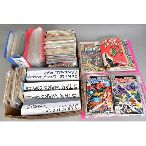 200 - OVER ONE THOUSAND FOUR HUNDRED COMICS, including Daredevil and The New Teen Titans, 4 x Moon Knight,... 