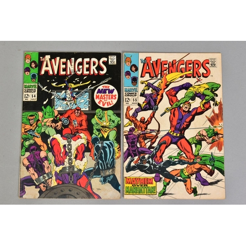 201 - A COLLECTION OF AVENGERS COMICS, volume 1, issue 1 to 130, 138-141, 143, 147, 149-160, 163-164, 166,... 