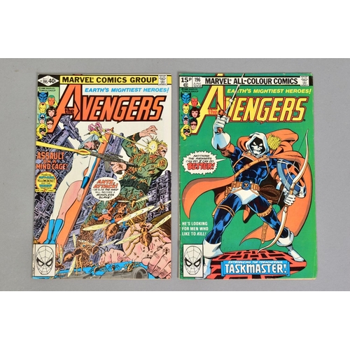 201 - A COLLECTION OF AVENGERS COMICS, volume 1, issue 1 to 130, 138-141, 143, 147, 149-160, 163-164, 166,... 