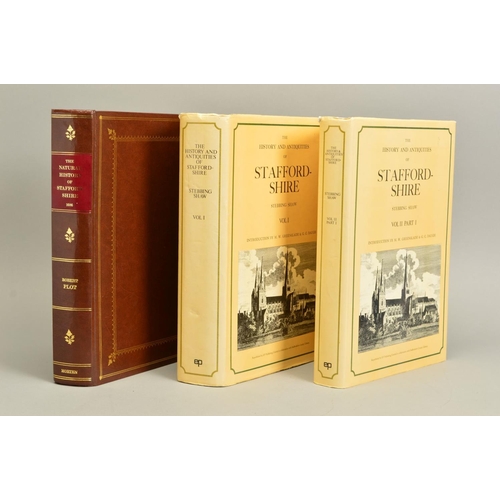 202 - STAFFORDSHIRE INTEREST, comprising Stebbing Shaw, The History & Antiquities of Staffordshire, two vo... 