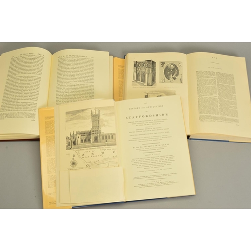 202 - STAFFORDSHIRE INTEREST, comprising Stebbing Shaw, The History & Antiquities of Staffordshire, two vo... 