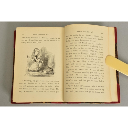 206 - CAROL, LEWIS, 'Alice's Adventures in Wonderland', twentieth thousand, (1870), bound with 'Through Th... 