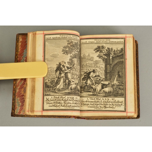 207 - BIBLIA ECTYPA, produced and published by Artist Christoph Weigel in Germany 1695, this is a retellin... 