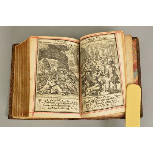 207 - BIBLIA ECTYPA, produced and published by Artist Christoph Weigel in Germany 1695, this is a retellin... 