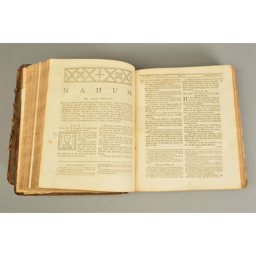 208 - PHILLIPS, REV. WM. LUKE, The Grand Imperial Bible, two volume set, 1766, presumed 2nd edition follow... 