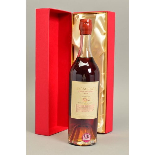 355 - HERMITAGE 50 YEAR OLD PETIT CHAMPAGNE GRAND CRU COGNAC, a reserve limited edition, 42% vol, 70cl, in... 