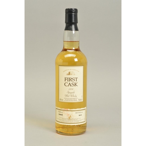 358 - FIRST CASK 1976, a 27 Year Old Speyside Malt Whisky, distilled at the Benriach Distillery on the 23r... 