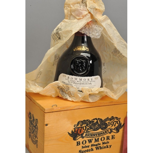 BOWMORE BICENTENARY 1779-1979 ISLAY SINGLE MALT SCOTCH BOWMORE BICENTENARY 1779-1979 ISLAY SINGLE MALT SCOTCH