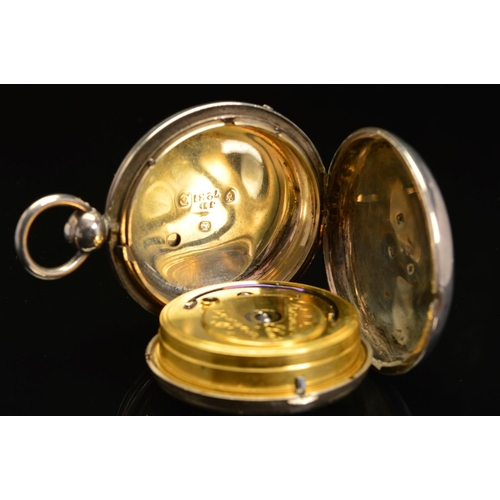 60 - A GEORGE III SILVER FULL HUNTER POCKET WATCH BY BARWISE & SONS, LONDON, fusee movement, duplex escap... 