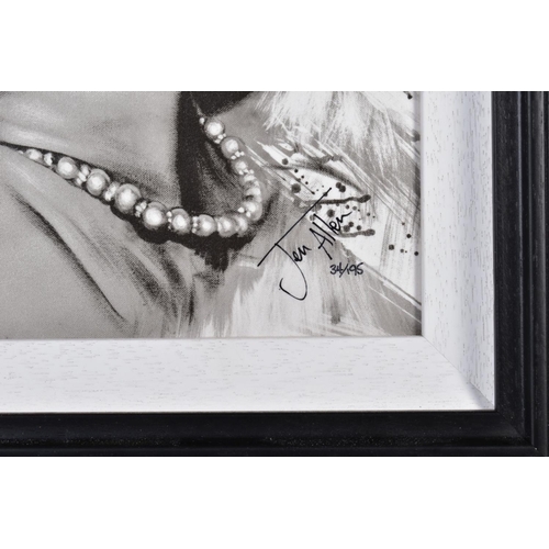 407 - JEN ALLEN (BRITISH 1979) 'MARILYN MONROE', a limited edition monochrome print of the iconic movie st... 