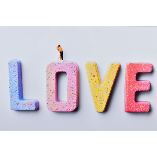 418 - MR KUU (CONTEMPORARY) 'BIG LOVE',  a limited edition giclee print on paper 35/195, of different colo... 