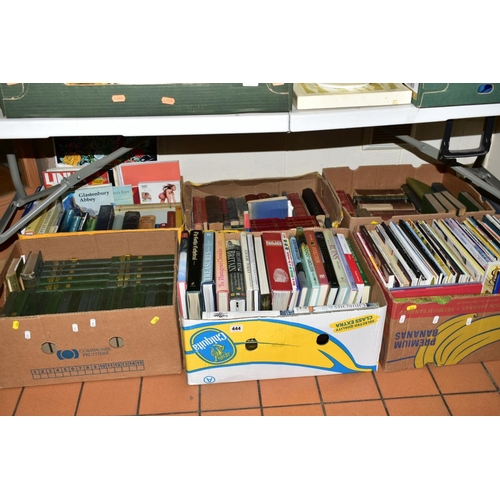 444 - SIX BOXES OF BOOKS, ART COLLECTORS MAGAZINES ETC, to include 'The Novels of Charles Dickens', etc