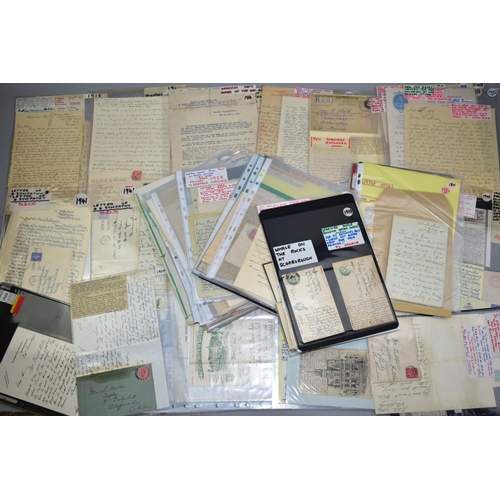 501 - EPHEMERA, a superbly presented Social and postal History Archive consisting of Letters, Postcards, L... 