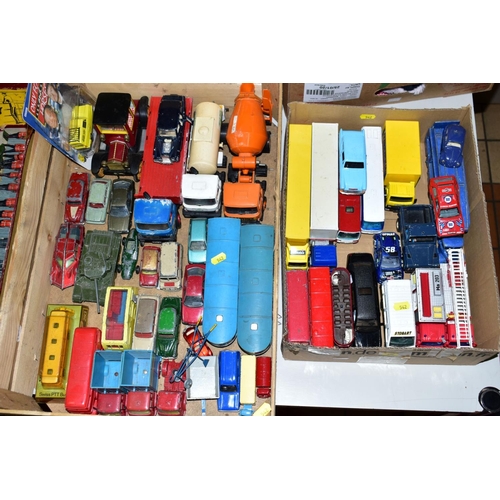 542 - A QUANTITY OF ASSORTED PLAYWORN DIECAST VEHICLES, to include Dinky Toys Captain Scarlet Spectrum Pat... 