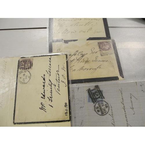 502 - EPHEMERA, a superbly presented Social & Postal History Archive consisting of Letters and Envelopes d... 