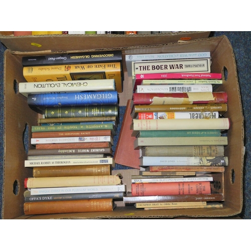 508 - SIX BOXES OF BOOKS, of various subjects