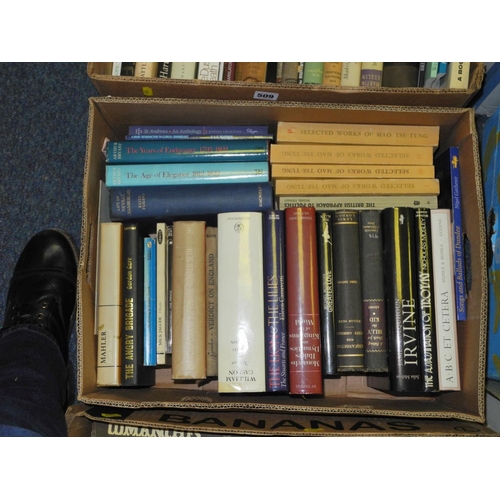 509 - EIGHT BOXES OF BOOKS, of various subjects