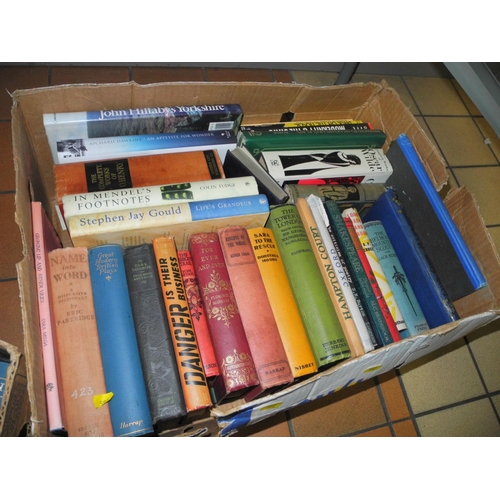 592 - FIVE BOXES OF BOOKS, to include Folio Society 'Wonders of the World', 'The Greek Myths I & II', 'ven... 