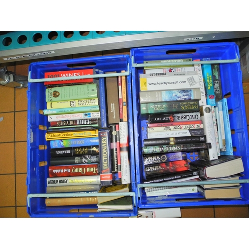 660 - NINE BOXES OF BOOKS, subjects include Natural History, late 20th century fiction, Folio Society 'A H... 