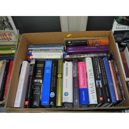 451 - SIX BOXES AND LOOSE OF BOOKS, various subjects