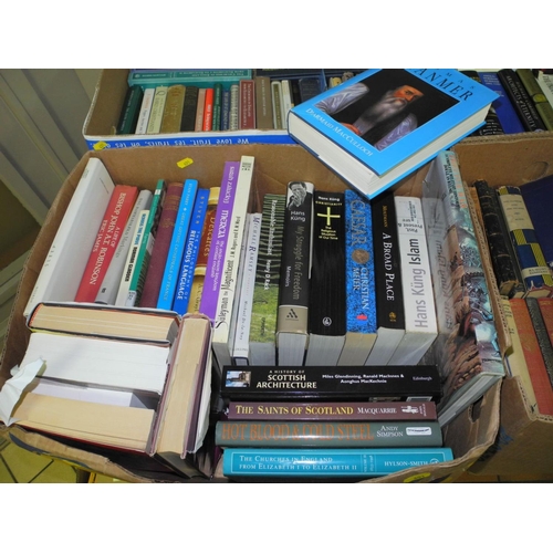 451 - SIX BOXES AND LOOSE OF BOOKS, various subjects