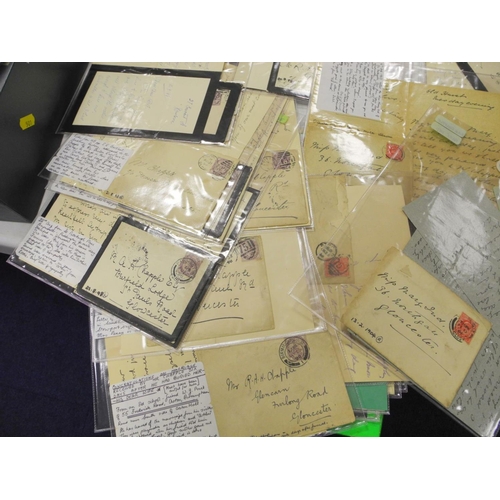 502 - EPHEMERA, a superbly presented Social & Postal History Archive consisting of Letters and Envelopes d... 