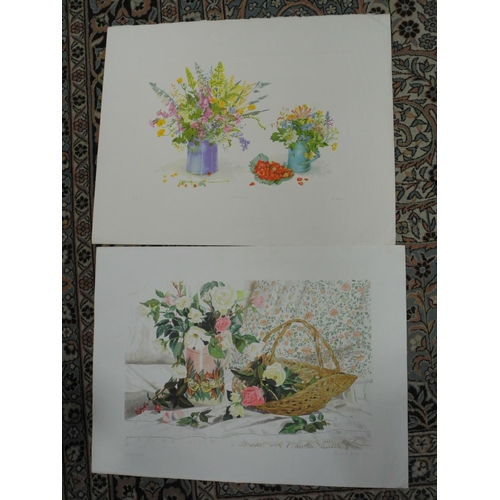 573 - PICTURES AND PRINTS, to include two Anna Pugh (British 1938), Aquatint etchings, 'Bonsai Beach' and ... 