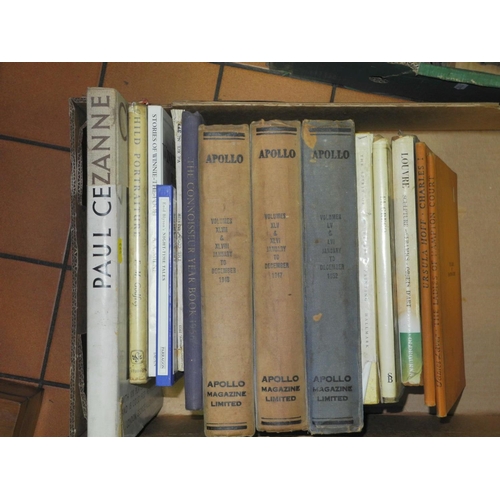 593 - TWO BOXES OF BOOKS to include 'The Broons', Apollo volumes 1952, 1947 & 1948, The Worlds Greatest pa... 