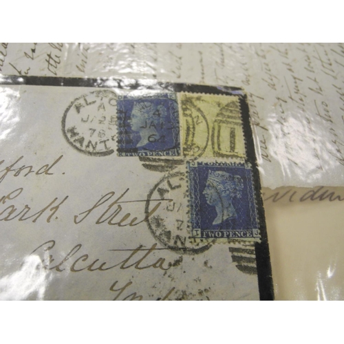 502 - EPHEMERA, a superbly presented Social & Postal History Archive consisting of Letters and Envelopes d... 