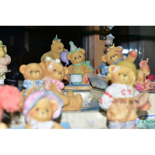 266 - A LARGE QUANTITY OF ENESCO CHERISHED TEDDIES, mostly boxed, to include limited edition 'Kathy and Ke... 