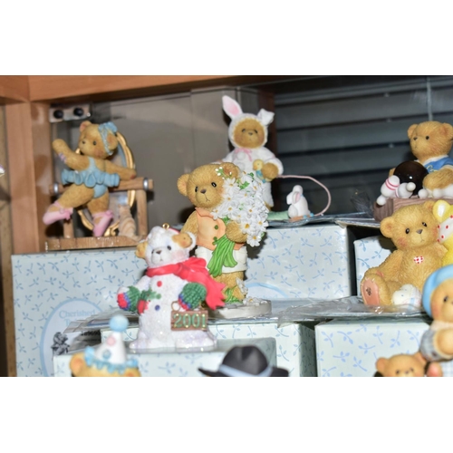 266 - A LARGE QUANTITY OF ENESCO CHERISHED TEDDIES, mostly boxed, to include limited edition 'Kathy and Ke... 