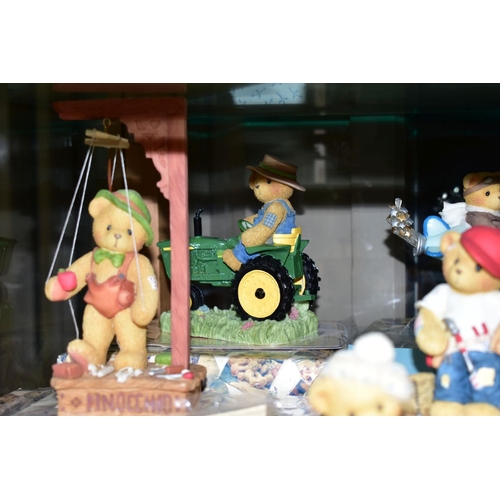 266 - A LARGE QUANTITY OF ENESCO CHERISHED TEDDIES, mostly boxed, to include limited edition 'Kathy and Ke... 