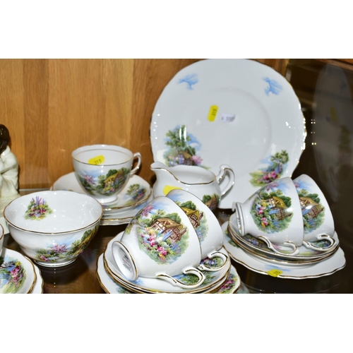 315 - TEAWARES ETC, to include Royal Vale six place teaset, pattern 7382, Elizabethan 'Sweet Briar' tea cu... 