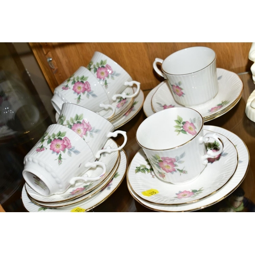 315 - TEAWARES ETC, to include Royal Vale six place teaset, pattern 7382, Elizabethan 'Sweet Briar' tea cu... 