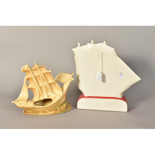 336 - A POOLE POTTERY GALLEON based on Harold Stabler's 1925 design, this new version was produced by Pool... 