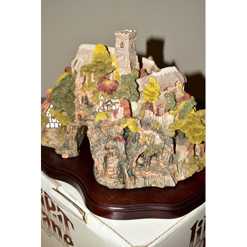 356 - A BOXED LIMITED EDITION LILLIPUT LANE SCULPTURE, 'St Peter's Cove' No 1732, with certificate, leafle... 