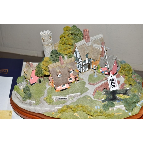 376 - A BOXED LIMITED EDITION LILLIPUT LANE SCULPTURE, 'Saxham St. Edmunds', No.0235/4500, with certificat... 