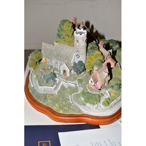 376 - A BOXED LIMITED EDITION LILLIPUT LANE SCULPTURE, 'Saxham St. Edmunds', No.0235/4500, with certificat... 