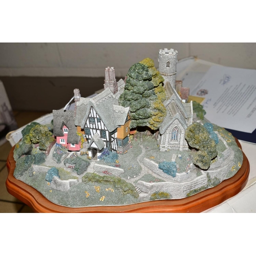 376 - A BOXED LIMITED EDITION LILLIPUT LANE SCULPTURE, 'Saxham St. Edmunds', No.0235/4500, with certificat... 