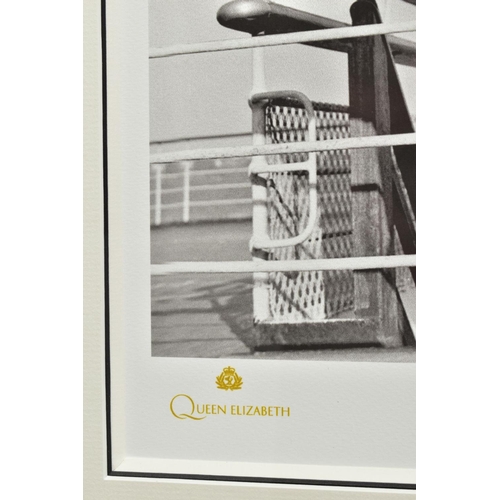 411 - 'RITA HAYWORTH', a Limited Edition print produced for the Cunard Liner Queen Elizabeth, 10/295, moun... 