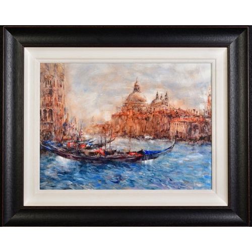 416 - GARY BENFIELD (BRITISH 1965), 'Santa Maria', a hand embellished Limited Edition print of Venice, 59/... 