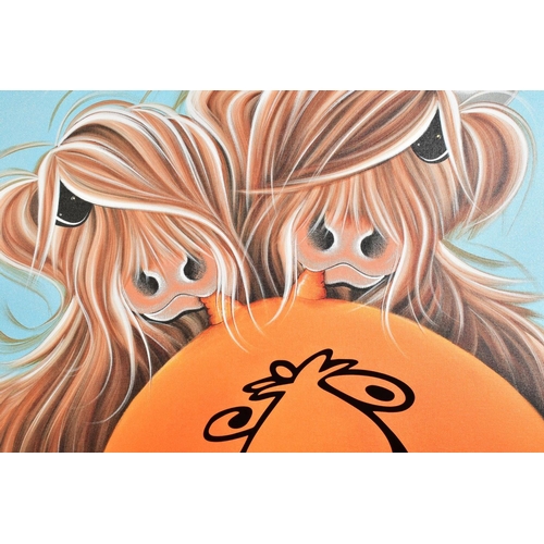 419 - JENNIFER HOGWOOD (BRITISH 1980), 'It's My Turn', a Limited Edition artist proof print of Highland co... 