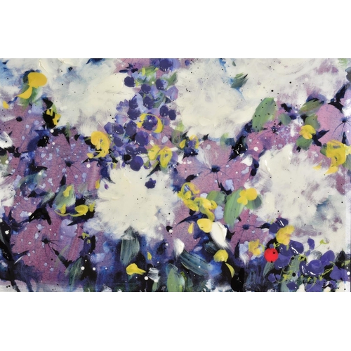 423 - DANIELLE O'CONNOR AKIYAMA (CANADA 1957), 'Posterity III', stylised blossoms, a Limited Edition print... 