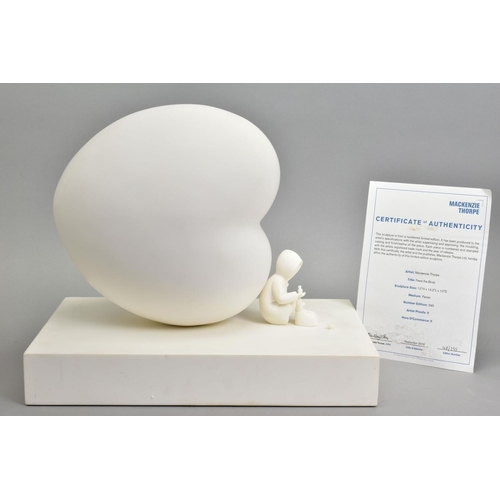 438 - MACKENZIE THORPE (BRITISH 1956), 'Feed The Birds', a Limited Edition Parian sculpture of a boy feedi... 