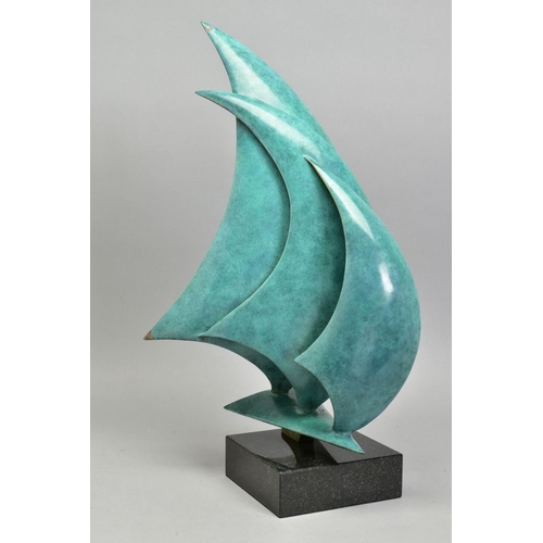 441 - DUNCAN MACGREGOR DMAC (BRITISH 1961), 'Flying Sails', a Limited Edition bronze sculpture, 142/150, w... 