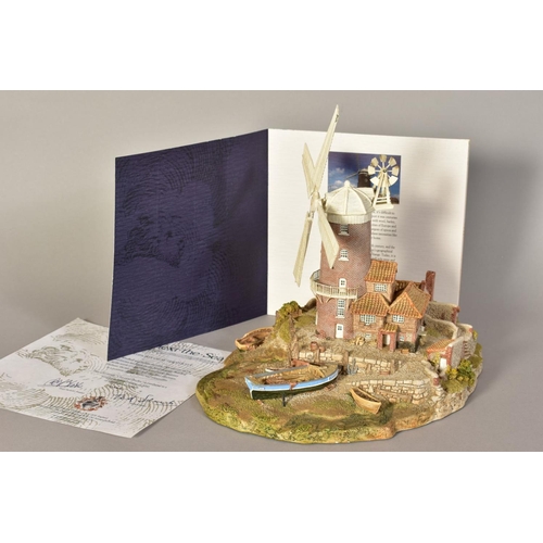 449 - A BOXED LIMITED EDITION LILLIPUT LANE SCULPTURE, 'Cley-next-the-sea' No 0322/3000, with certificate ... 