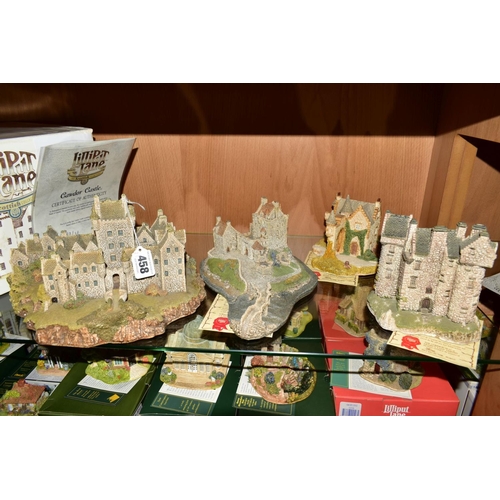 458 - A BOXED LILLIPUT LANE LIMITED EDITION SCULPTURE, 'Cawdor Castle' No 425/3000, with certificate, toge... 