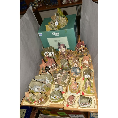 483 - TWENTY LILLIPUT LANE SCULPTURES FROM THE NORTH COLLECTION, all with deeds, boxed 'Stocklebeck Mill',... 