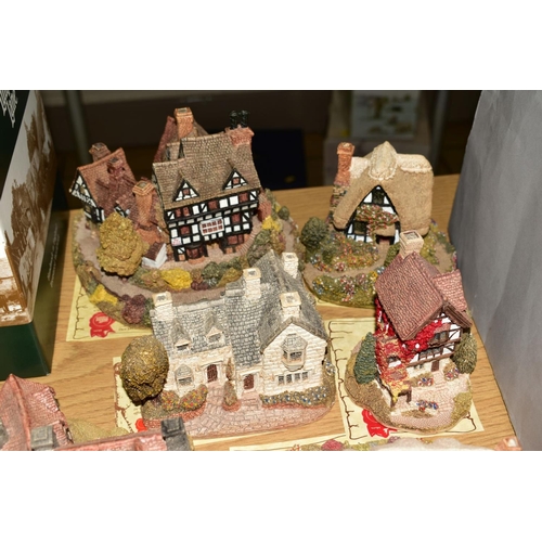 484 - TWENTY FIVE LILLIPUT LANE SCULPTURES FROM THE MIDLANDS COLLECTION, all with deeds, 'Chiltern Mill' (... 