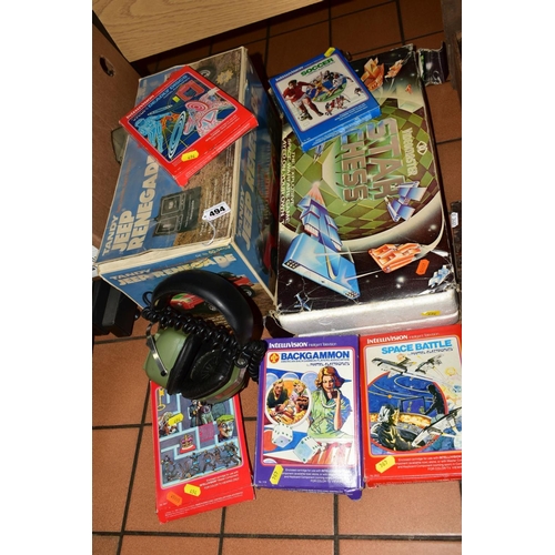 494 - A BOXED TANDY RADIO CONTROL JEEP RENEGADE, No.60-3089, not tested, playworn condition, missing roll ... 